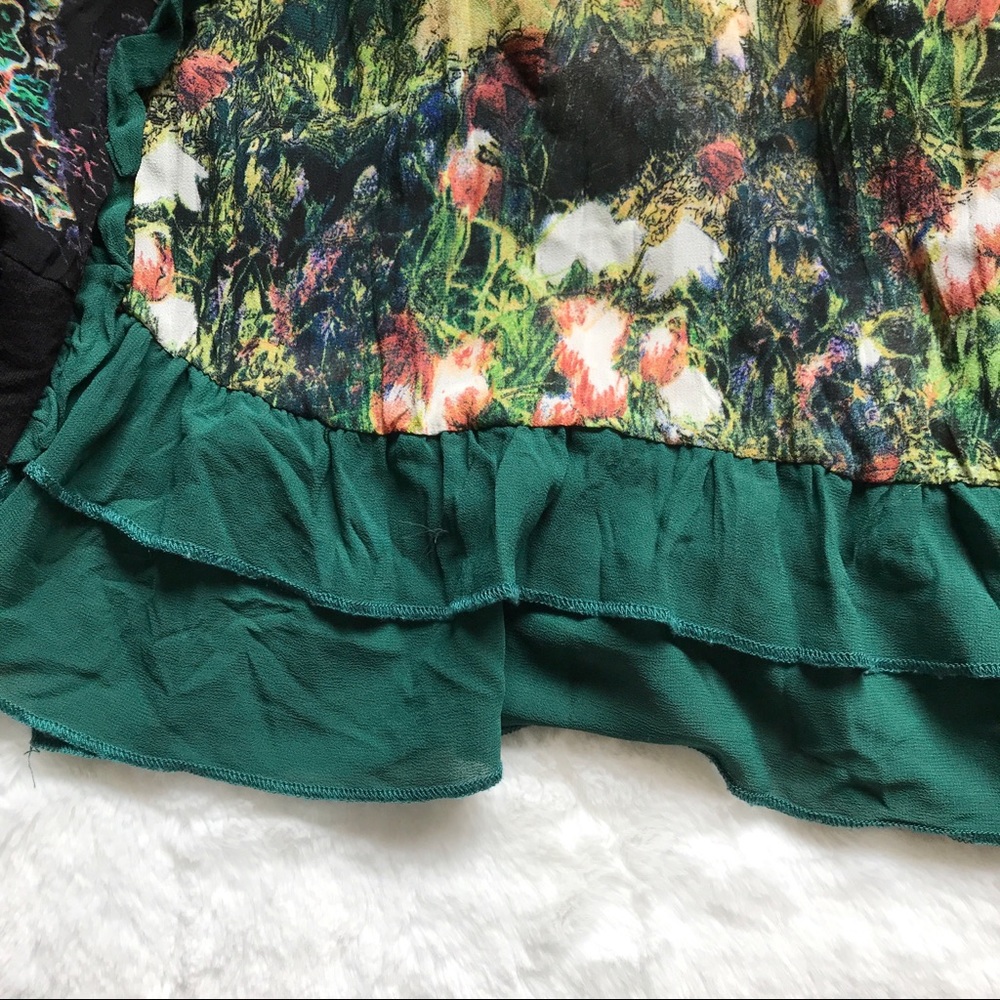 The Pyramid Collection Colorful Boho Dress Size L… - image 6